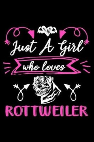 Cover of Just a girl who loves Rottweiler