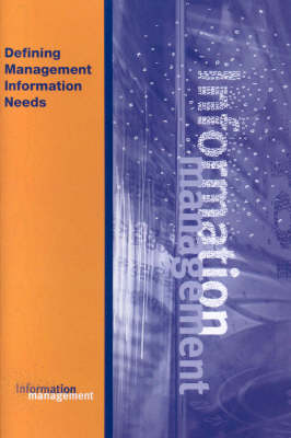 Cover of Defining Management Information Needs