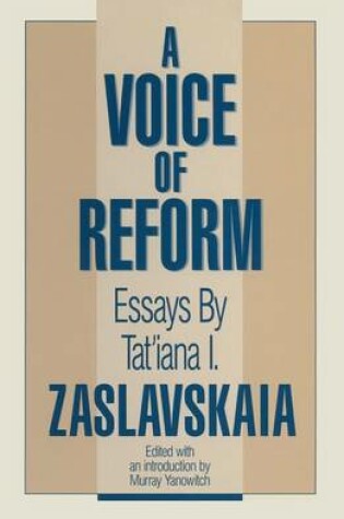 Cover of A Voice of Reform