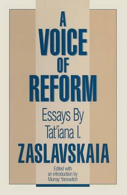 Book cover for A Voice of Reform