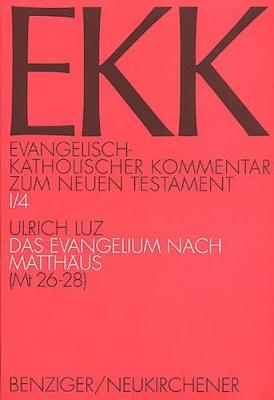 Book cover for Das Evangelium Nach Matthaus (MT 26-28)