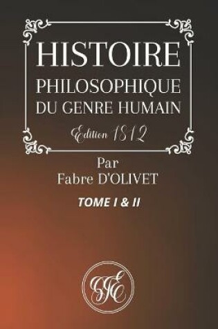 Cover of Histoire Philosophique Du Genre Humain