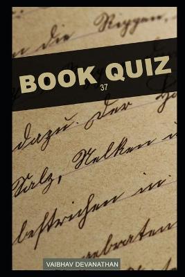 Book cover for Book Quiz - 37