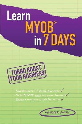 Book cover for Learn MYOB in 7 Days
