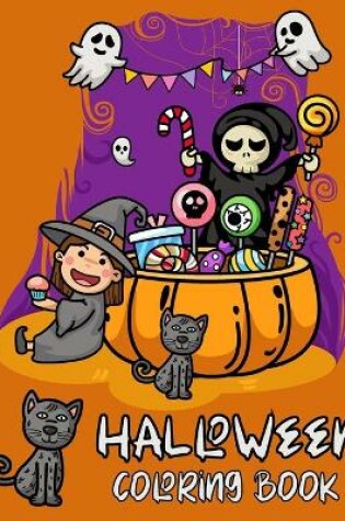 Cover of Halloween coloring book