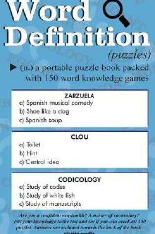 Cover of Word Definition Puzzles