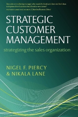 Cover of Strategic Customer Management