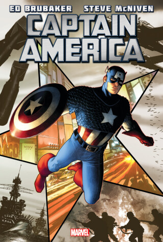 Book cover for Captain America By Ed Brubaker Omnibus Vol. 1