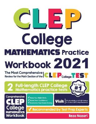 Book cover for CLEP College Mathematics Practice Workbook