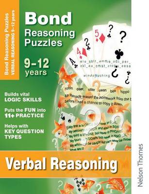 Book cover for Bond Reasoning Puzzles - Verbal Reasoning