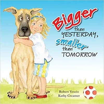 Book cover for Bigger Than Yesterday, Smaller Than Tomorrow
