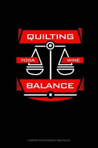 Cover of Quilting Yoga Wine Balance