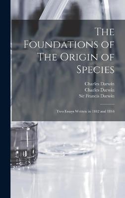 Book cover for The Foundations of The Origin of Species