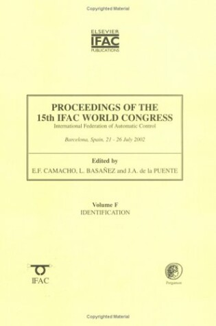 Cover of Proceedings of the 15th Ifac World Congress : Identification