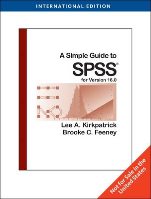 Book cover for A Simple Guide to SPSS for Version 16.0