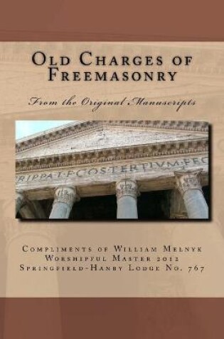 Cover of Old Charges of Freemasonry