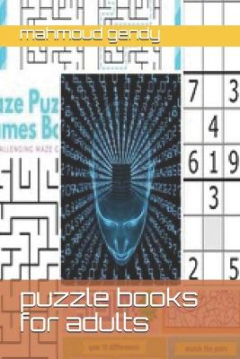 Book cover for puzzle books for adults