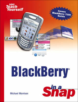 Book cover for BlackBerry in a Snap