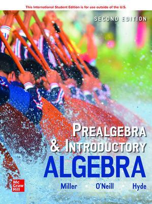 Book cover for ISE Prealgebra & Introductory Algebra