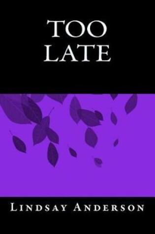 Cover of Too Late