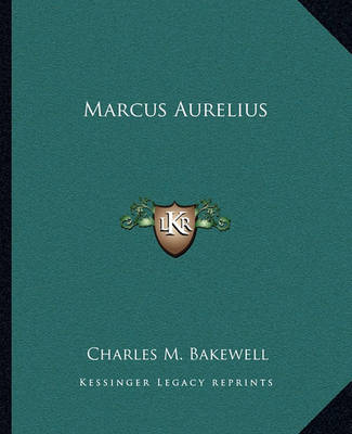 Book cover for Marcus Aurelius