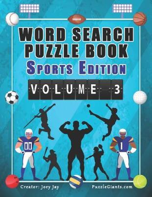 Book cover for Word Search Puzzle Book Sports Edition Volume 3