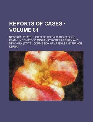 Book cover for Reports of Cases (Volume 81)