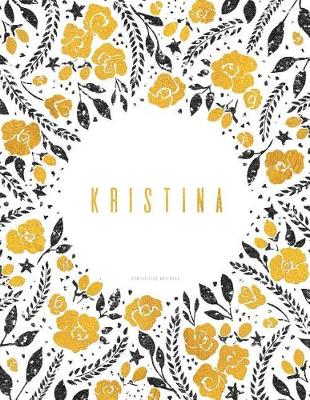 Book cover for Kristina. Composition Notebook