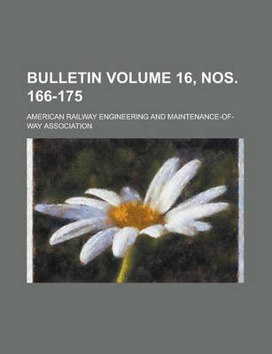 Book cover for Bulletin Volume 16, Nos. 166-175