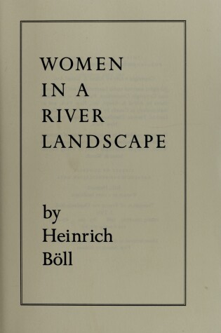 Cover of River Landscape W/Womn