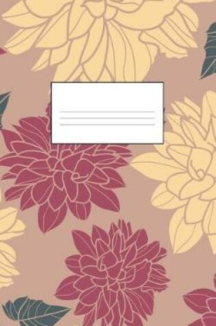 Cover of Flowers and Leaves 5 X 8 100 Pages Dot Grid Journal Notebook