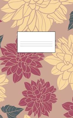 Book cover for Flowers and Leaves 5 X 8 100 Pages Dot Grid Journal Notebook