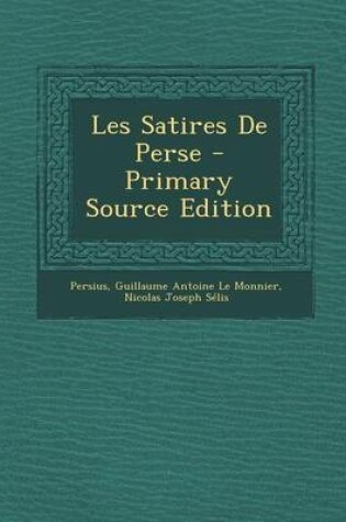 Cover of Les Satires de Perse