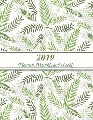 Book cover for 2019 Planner Monthly and Weekly