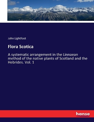 Book cover for Flora Scotica