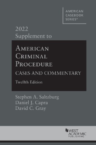 Cover of American Criminal Procedure