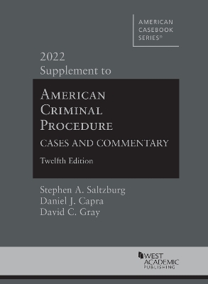 Book cover for American Criminal Procedure