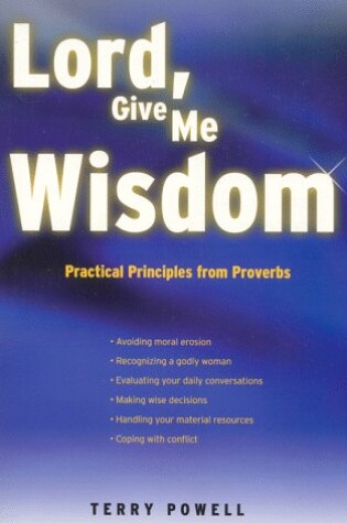 Cover of Lord, Give Me Wisdom