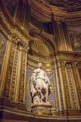 Book cover for A Sculpture Inside the Siena Cathedral in Italy