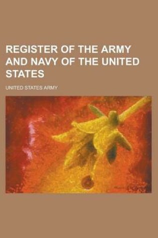 Cover of Register of the Army and Navy of the United States