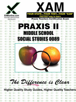 Book cover for Praxis II Middle School Social Studies
