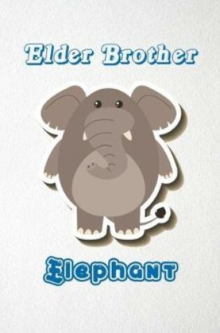 Cover of Elder Brother Elephant A5 Lined Notebook 110 Pages