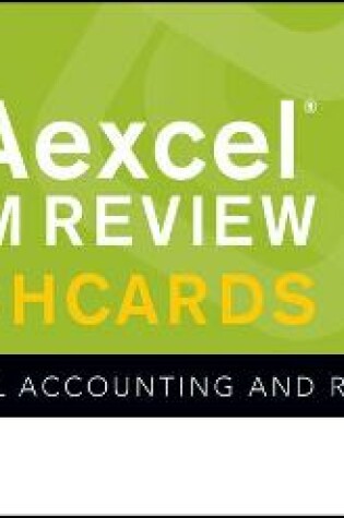 Cover of Wiley′s CPA Jan 2022 Flashcards: Financial Accounting and Reporting