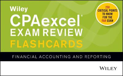 Book cover for Wiley′s CPA Jan 2022 Flashcards: Financial Accounting and Reporting