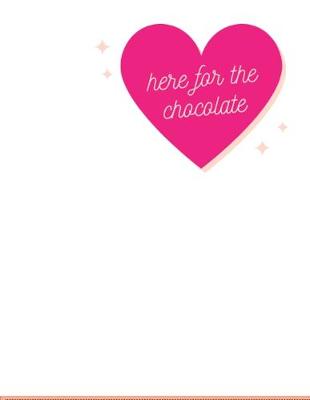 Book cover for here for the chocolate