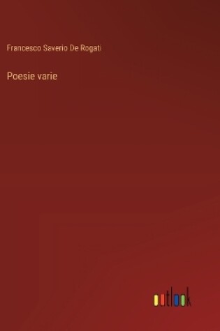 Cover of Poesie varie