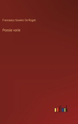 Book cover for Poesie varie