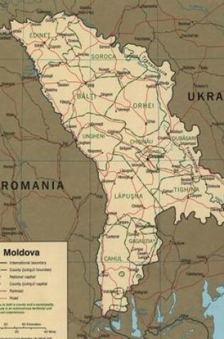 Cover of The National Map of Moldova