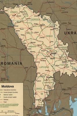 Book cover for The National Map of Moldova