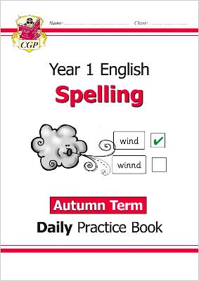 Book cover for KS1 Spelling Year 1 Daily Practice Book: Autumn Term
